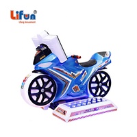 LIFUN Factory Kids Children Amusement Motorcycle Video Ride Game Indoor Arcade Crazy Motor Bike Racing Simulator Machine Custom