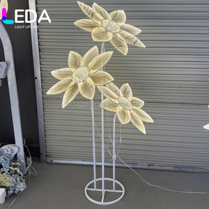 LEDA Élégantes Lumières LED Florales pour Guidage de Chemin, Décoration d'Allée de Mariage, Scène de Mariage et Allée d'Événement - Product Image 3