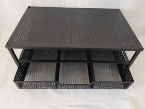 Sản xuất bàn Màn hình máy tính đứng Riser kim loại lưới Máy tính để bàn tổ chức với ngăn kéo và chủ bút văn phòng bàn tổ chức - Product Image 6