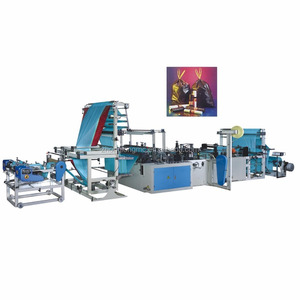 Fully Automatic 80 Pcs/min Drawstring Garbage Plastic Bag Making Machine