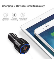 Dernier modèle de chargeur de voiture 6AUSB QC3.0 + Type C à charge rapide pour iPhone 13 Series Samsung Galaxy, allume-cigare pour téléphone portable