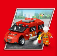 Blocs de construction ABS personnalisés OEM, petite taille, échelle 1:72, thème transport, jouet éducatif DIY STEM, sans BPA, pour enfants