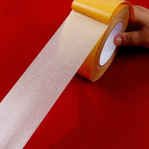 5M High Viscosity Tapes Double Sided Cloth Base Grid Tapes Waterproof Traceless Carpet Adhesive Fiber Tape Strong Sticky Strips