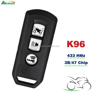 K96 động cơ thông minh điều khiển từ xa xe máy 3B Key Fob 47 chip 433Mhz chìa khóa xe máy cho Honda - Product Image 1