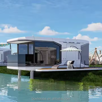 Cápsula espacial de acero prefabricada de lujo expandible, hogar prefabricado, habitación de cápsula pequeña, casa de cápsula espacial de Hotel