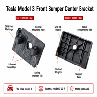Support central de pare-chocs avant droit OE 1084172-00-F pour Tesla Model 3 2017-2023, support de fixation du radiateur