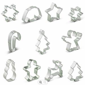 Moules à biscuits personnalisés en acier inoxydable, ustensiles de cuisine, fête de noël, dessin animé - Product Image 3