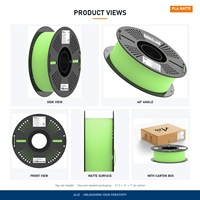 Filament PLA mat 1,75 mm 1 kg en vrac, vente en gros directe d'usine, matériau d'impression 3D du fabricant chinois