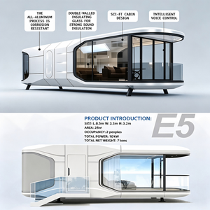 SKYLINE Casa Móvil Cápsula <span class=keywords><strong>Espacial</strong></span>, Salón de Té, <span class=keywords><strong>Estación</strong></span> para Puntos Turísticos al Aire Libre, Almacén Apple, Salón para Celebridades de Internet, Casa Contenedor - Product Image 5