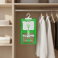 Sachet déshumidificateur domestique suspendable écologique anti-moisissure absorbant l'humidité, protecteur de placard, 50%-80% actif