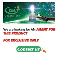 Ampoule Super lumineuse GL66 H11 25000lm ampoule led système d'éclairage automatique de voiture lumière led 55w