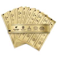Etiqueta Adhesiva de Papel Metálico Dorado con Logotipo Personalizado Premium, Etiqueta de Embalaje de PET Metálica Impermeable para Promoción de Marca, Precio de Fábrica
