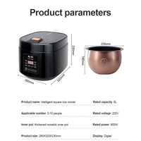 Ventes directes d'usine 5L Smart Cook Riz/Pot Soupe 10 Litres Pot Duo 7-en-1 Autocuiseur électrique