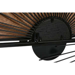 Estante de Pared de Metal y MDF, 70x12x51 cm, Negro - Product Image 2