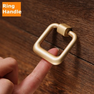 Handle and <strong>Knob</strong> Kosin China CX916 Furniture <strong>Door</strong> <strong>Knobs</strong> Vintage Style Ring Annular Retro Wardrobe Cabinet Drawer Handles - Product Image 4