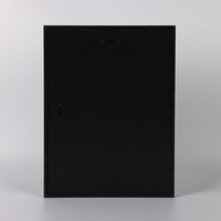 Cadre photo en bois noir de style moderne de haute qualité, grand format 30x40 cm, cadre photo en MDF enveloppé de papier
