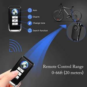 Bike Security <strong>Vibration</strong> <strong>Sensor</strong> Cycling SOS Alarm <strong>Anti</strong>-Thief Remote Control Wireless Alarms for Bicycle Motorcycle - Product Image 5
