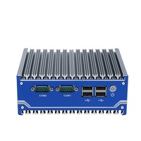 Mini PC Industrial con Montaje en Riel DIN, 4GB de RAM Integrada, Sin Ventilador, J1900, Doble NIC, Compatible con TPM, GPIO de 10 Pines, RS232, RS485