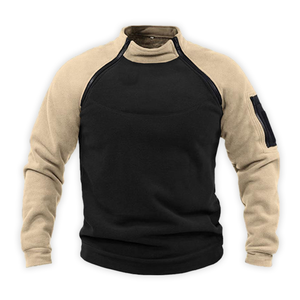 Sweat-shirt <span class=keywords><strong>polaire</strong></span> uni pour <span class=keywords><strong>homme</strong></span>, coupe-vent, idéal pour la <span class=keywords><strong>chasse</strong></span>, l'escalade et les activités sportives de plein air – Vente en gros - Product Image 5