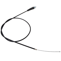 GOOFIT Poignées d'accélérateur à torsion pour moto 7/8 pouces et jeu de câbles courbés pour SSR 125 Dirt Pocket Rocket Bike Quad ATV