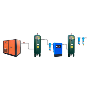 Compresseur d'air rotatif à vis à aimant permanent Clyde 75KW 100HP VFD 0,8Mpa à entraînement direct, compresseur d'air industriel à économie d'énergie - Product Image 5