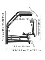 Kokpit Simulator Balap EU STOCK, Stand Setir Balap yang Dapat Disesuaikan Ketinggiannya, Cocok untuk Logitech G25/G27/G29