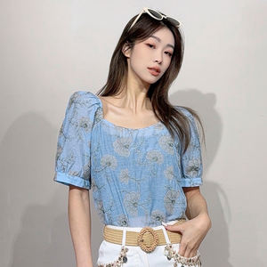 Blusa <span class=keywords><strong>de</strong></span> gasa bordada ligera y transpirable <span class=keywords><strong>de</strong></span> alta calidad para Mujer | Venta al por mayor y personalizable - Product Image 2