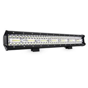 Barra de luz led de obra para techo de camión, barra de luz led de 12v y 24v, 4, 7, 10, 12, 15, 18 y 22 pulgadas, <span class=keywords><strong>triple</strong></span> fila, todoterreno - Product Image 4