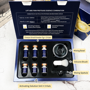 Kit de Tratamiento Profesional con Exfoliante en Polvo para Terapia Enzimática, Papain, Colágeno, Complejo de Acetil Hexapéptido-3, Lifting <span class=keywords><strong>Facial</strong></span> Instantáneo - Product Image 6
