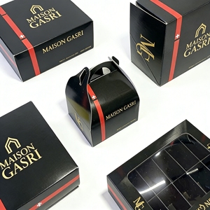 Boîte à pâtisserie pliante en carton, épaississement, emballage portable, boîte personnalisée en trois dimensions, boîte à nourriture pour anniversaire, <span class=keywords><strong>petit</strong></span> gâteau - Product Image 3
