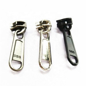 Tùy chỉnh lớn Nylon tự động khóa dây kéo thanh trượt với DIY kim loại dây kéo <span class=keywords><strong>puller</strong></span> bền vững sbszipper thương hiệu 7 #8 # may phụ kiện - Product Image 3