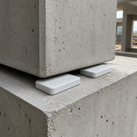 Cales en plastique antidérapantes Elehk pour panneaux de béton préfabriqués, pour l'alignement et le support temporaire avant le coulage