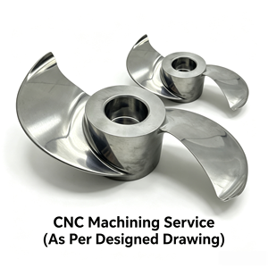 Service d'usinage CNC certifié AS9100 pour pièces de bateaux, housses d'hélices en acier inoxydable et alliages d'acier pour embarcations, bateaux et jet-skis - Product Image 1