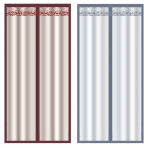 Moustiquaire magnétique rayée moderne anti-moustiques pour <span class=keywords><strong>porte</strong></span>, <span class=keywords><strong>rideau</strong></span> <span class=keywords><strong>de</strong></span> séparation pour la maison, <span class=keywords><strong>sans</strong></span> perçage requis - Product Image 5