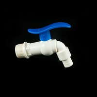 Vente chaude de haute qualité fabrication chinoise nouvelle pointe en plastique PVC Machine à laver en plastique robinet à filetage mâle robinet à ouverture rapide