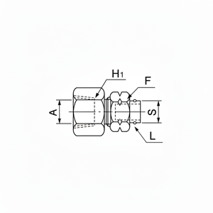 FC1N5ปิดท่อและฟิตติ้ง16ท่ออากาศด่วน Nitta - Product Image 1