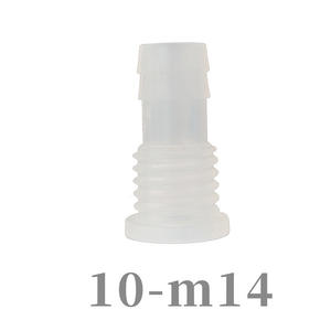 Plaque de réduction droite semi-perforée 10-M14, en plastique, avec filetage extérieur, pour raccord en T/écrou, assemblage de tube - Product Image 2