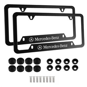 Tấm Giấy Phép Khung Tùy Chỉnh Thiết Kế Dập Nổi Xe Số Tấm Nhôm Màu Đen Giấy Phép Tấm Chủ Với Vít Mũ Phụ Kiện Xe Hơi - Product Image 1