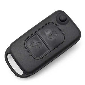 <span class=keywords><strong>Coque</strong></span> de clé télécommande à 2 boutons, type lame à 2 pistes avec trou pour lumière, remplacement pour boîtier de clé de voiture - Product Image 5