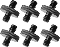 Adaptateur de conversion de vis de trépied mâle 1/4'' avec filetage 3/8'', en acier inoxydable, compatibilité universelle, fabrication de précision