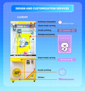الأكثر مبيعًا آلة لعبة القطيفة التجارية ، آلة لعبة الآركيد ، توريد مباشر من المصنع ، آلة جائزة لعبة ماسك العملات المعدنية التي تعمل - Product Image 3