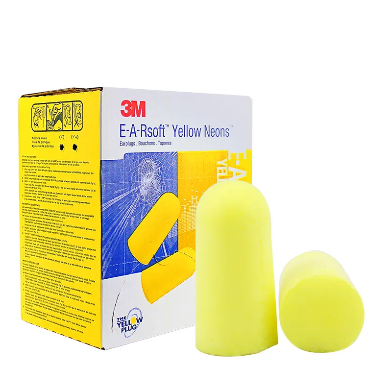 3M 312-1250 Sleeping Soundproofing Sound Resistant Insulation Acoustic Safety Foam Hearing Protection Noise Cancelling Earplugs