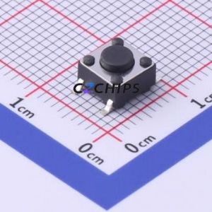 TS-1095S-A1B2-C2D1 Tactile Switch SMD-4P,6x6mm Switch Single Pole Single Throw Round Button 1.8N Vertical Mount - Product Image 1