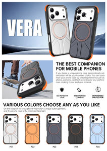 Soonleader Luxe Robuste Forte Protection Étuis de Téléphone Robustes pour iPhone 17 16 Pro Max <span class=keywords><strong>Armor</strong></span> Couverture de Téléphone Portable Étui Magnétique Robuste - Product Image 2