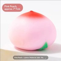 Kreative Pfirsich-Knetfigur mit Musik Angstlösende Thermoplastische Gummi-Stressfigur der Marke Hongxiaoer Unisex ab 14 Jahren