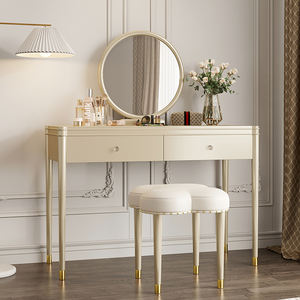 Mobili camera da letto su misura in legno di quercia delle <span class=keywords><strong>donne</strong></span> toletta moderna vanità toletta per le ragazze - Product Image 1