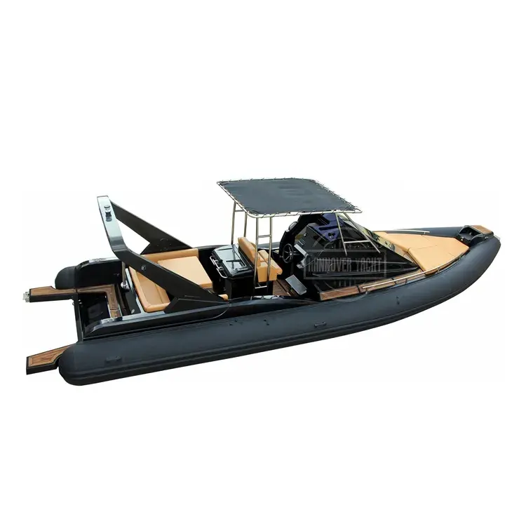 9.6m Tender Boat Coque rigide Bateaux gonflables Cabine Cruiser