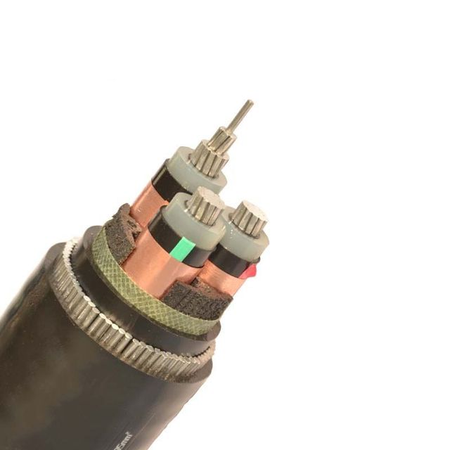 Medium Voltage Underground XLPE Insulated Copper Aluminum Conductor Power Cable 3x70mm 3x120mm 3x240mm Industrial Use SWA