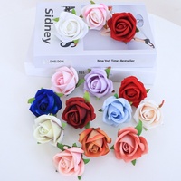 Großhandel 5cm Seidenrosenknospen Künstliche Blumen Braut-Handgelenkstrauß DIY Hochzeitssträuße und Tortendekorationen China