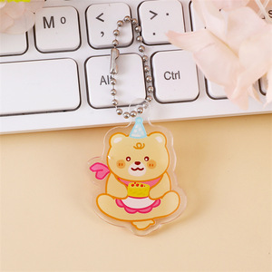 Venta Directa de Fábrica, Alta Calidad, MOQ 1 Pieza, Juguetes de Dibujos Animados, Llaveros de Acrílico Plástico DIY Más Populares, Personalizados para Adultos - Product Image 3